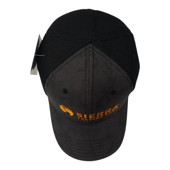 Sierra Trading Post Snapback Cap Embroidered Logo Mesh Trucker Baseball Hat Gray - Picture 6 of 13